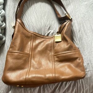 Cute brown leather purse